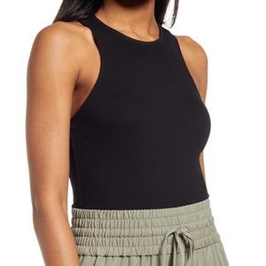 NWT Nordstrom Open Edit racer back bodysuit